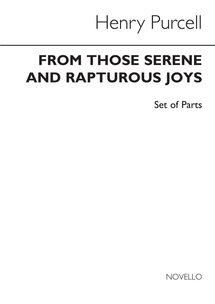 From Those Serene And Rapturous Joys